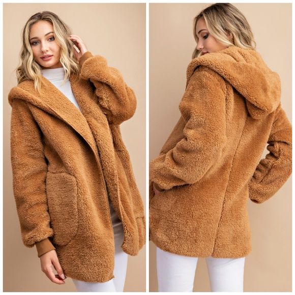 Teddy Bear Caramel Jacket - Picture 3 of 5